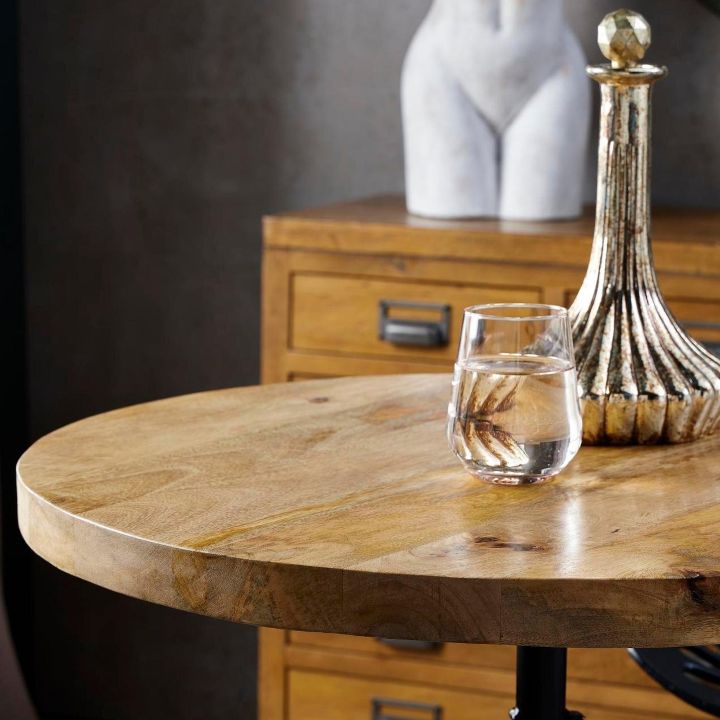 Draftsman Adjustable Bar Bistro Table - Havenheim Furniture