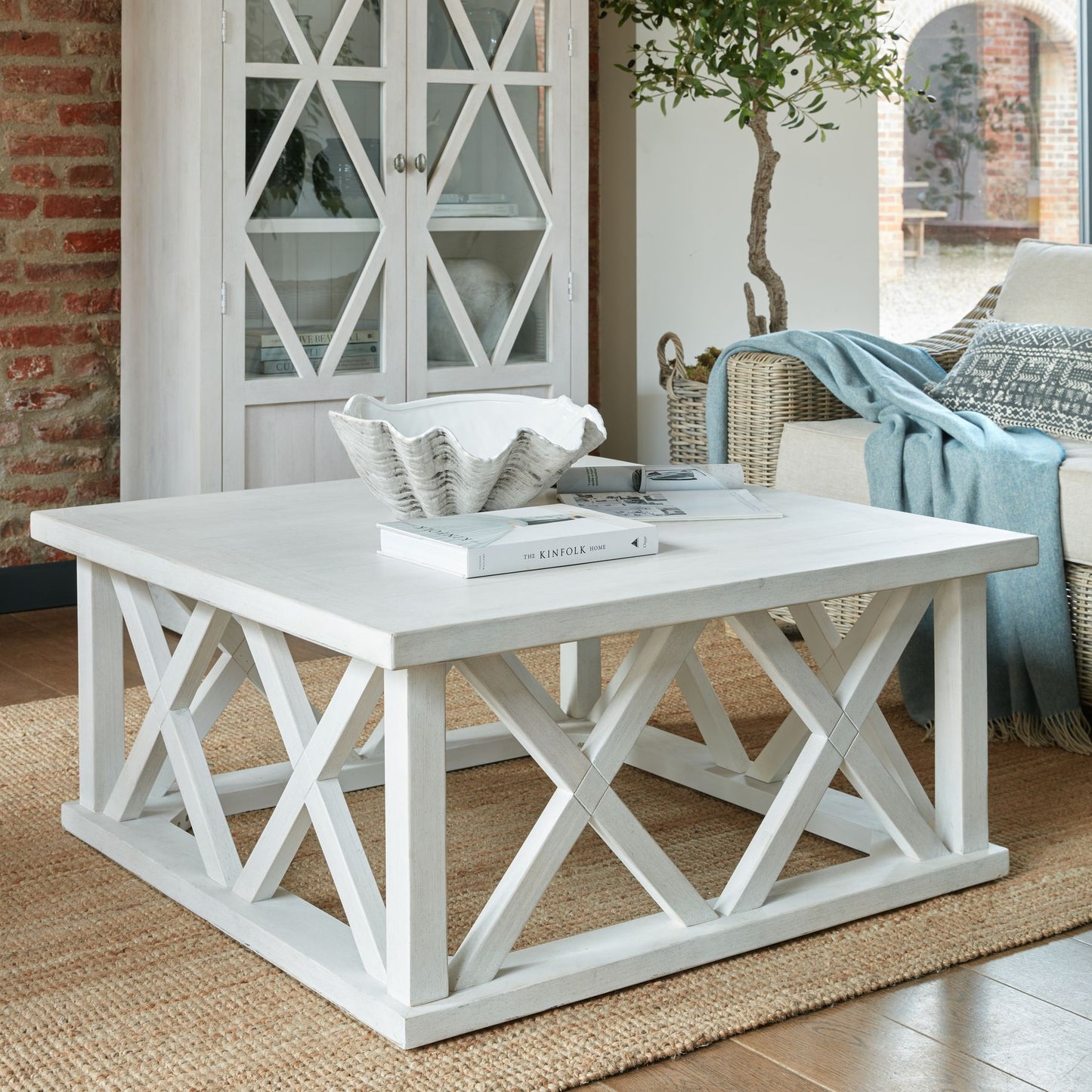 Stamford Plank Collection Square Coffee Table - Havenheim Furniture