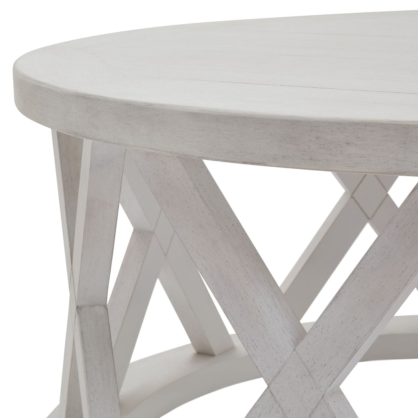 Stamford Plank Collection Round Coffee Table - Havenheim Furniture