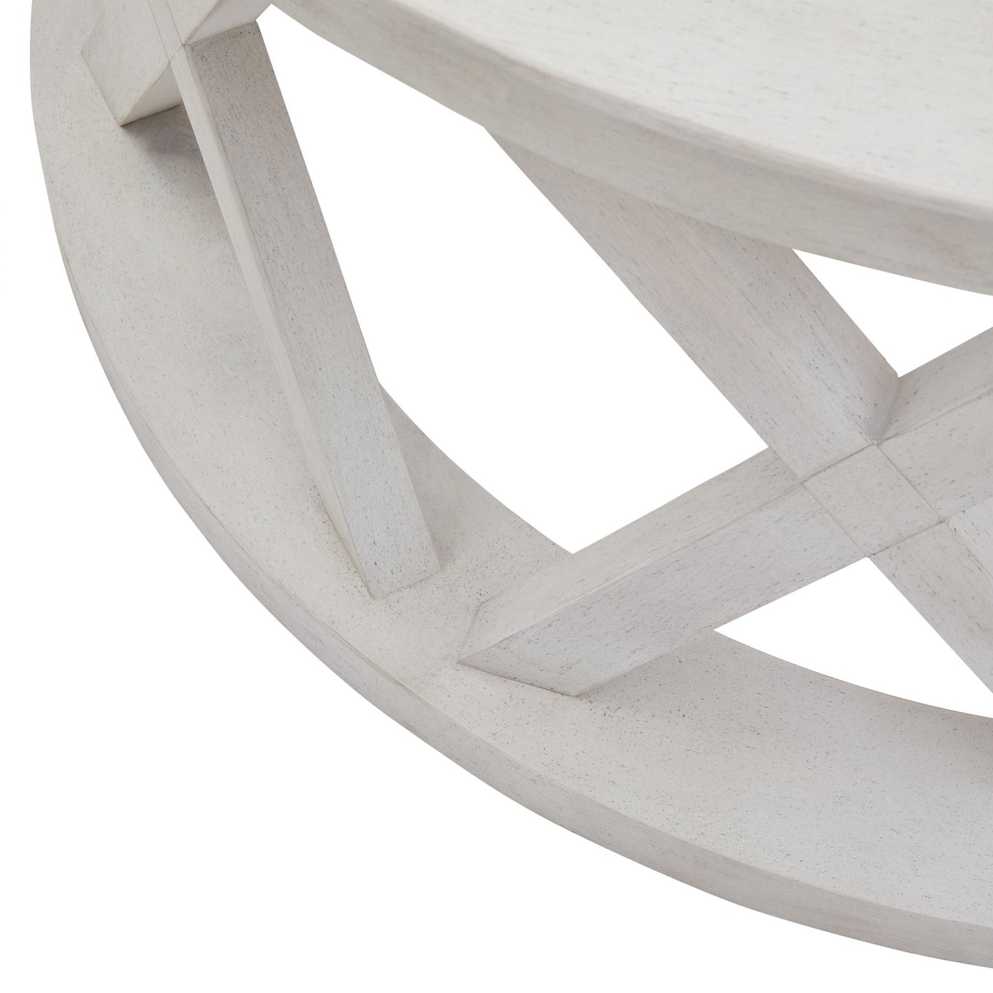Stamford Plank Collection Round Coffee Table - Havenheim Furniture