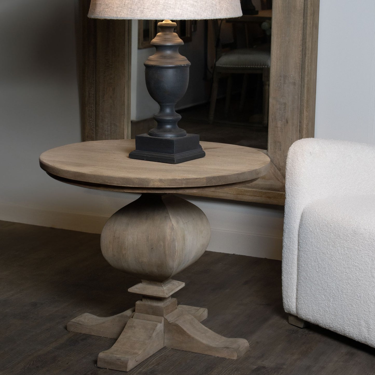 Copgrove Collection Pedestal Side Table 22973 - Havenheim Furniture
