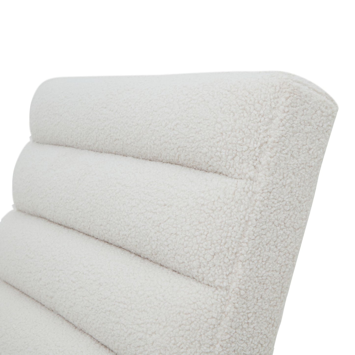 Boucle Ribbed Ark Chair 23084 - Havenheim Furniture