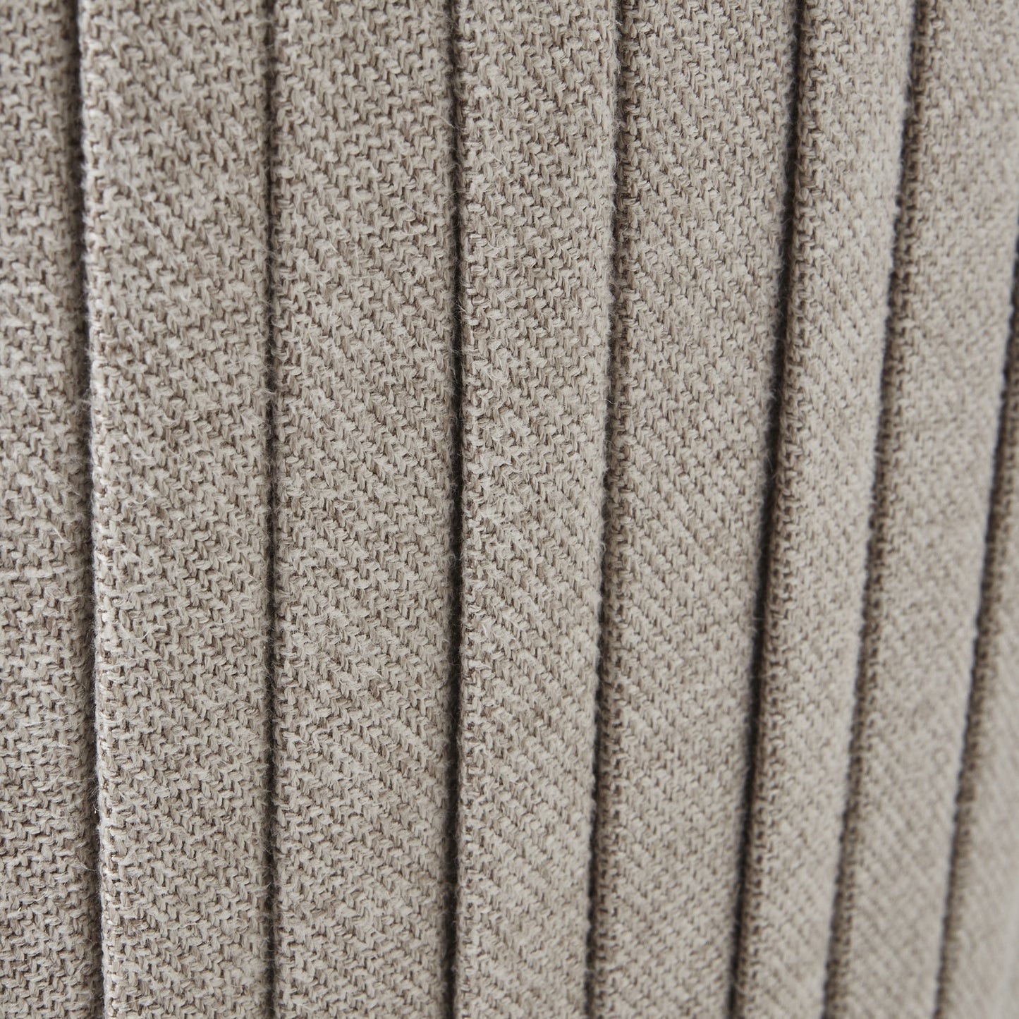 Lily Swivel Ottoman In Oatmeal Twill 23736 - Havenheim Furniture