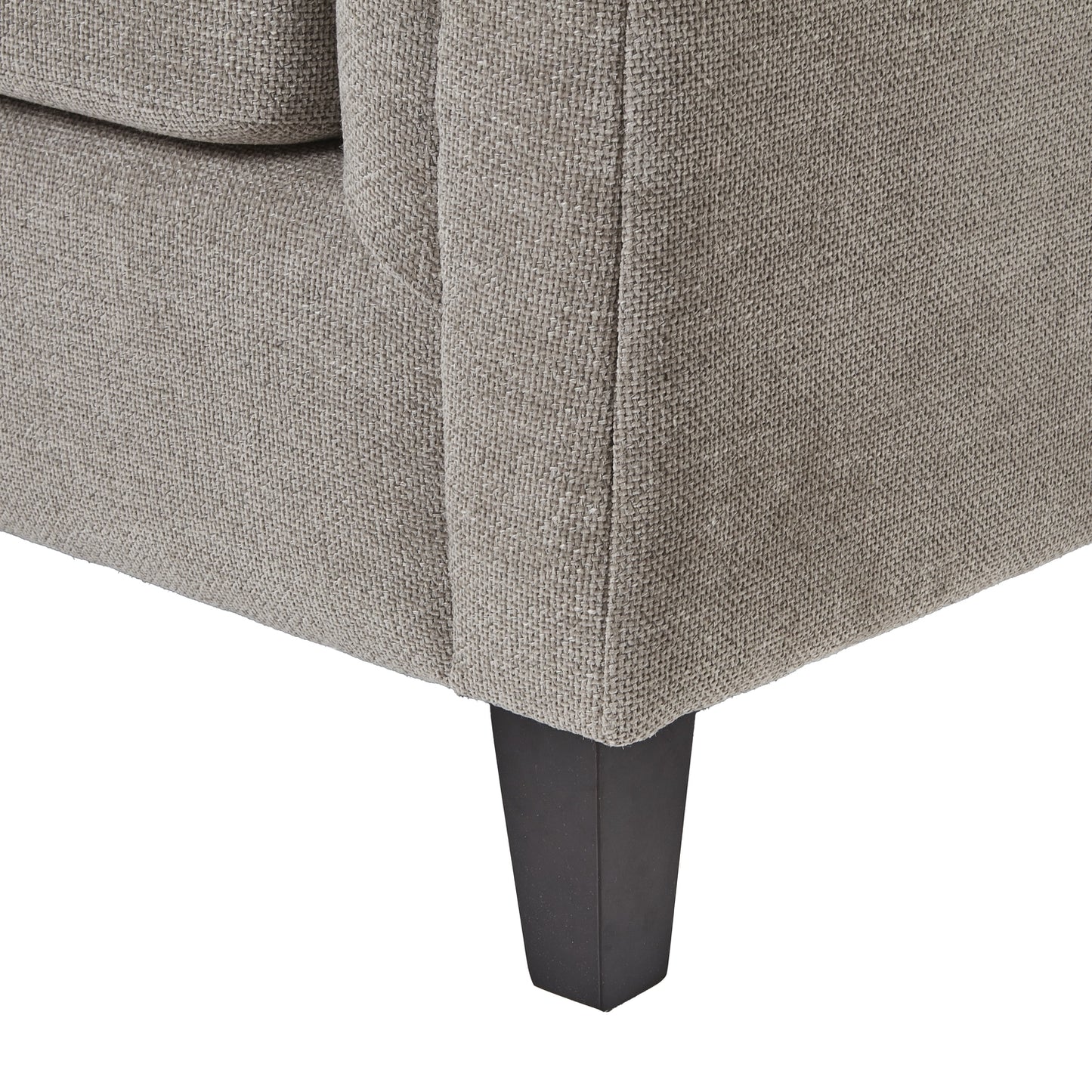 Vesper Taupe Cushion Back Three Seater Sofa 23742 - Havenheim Furniture