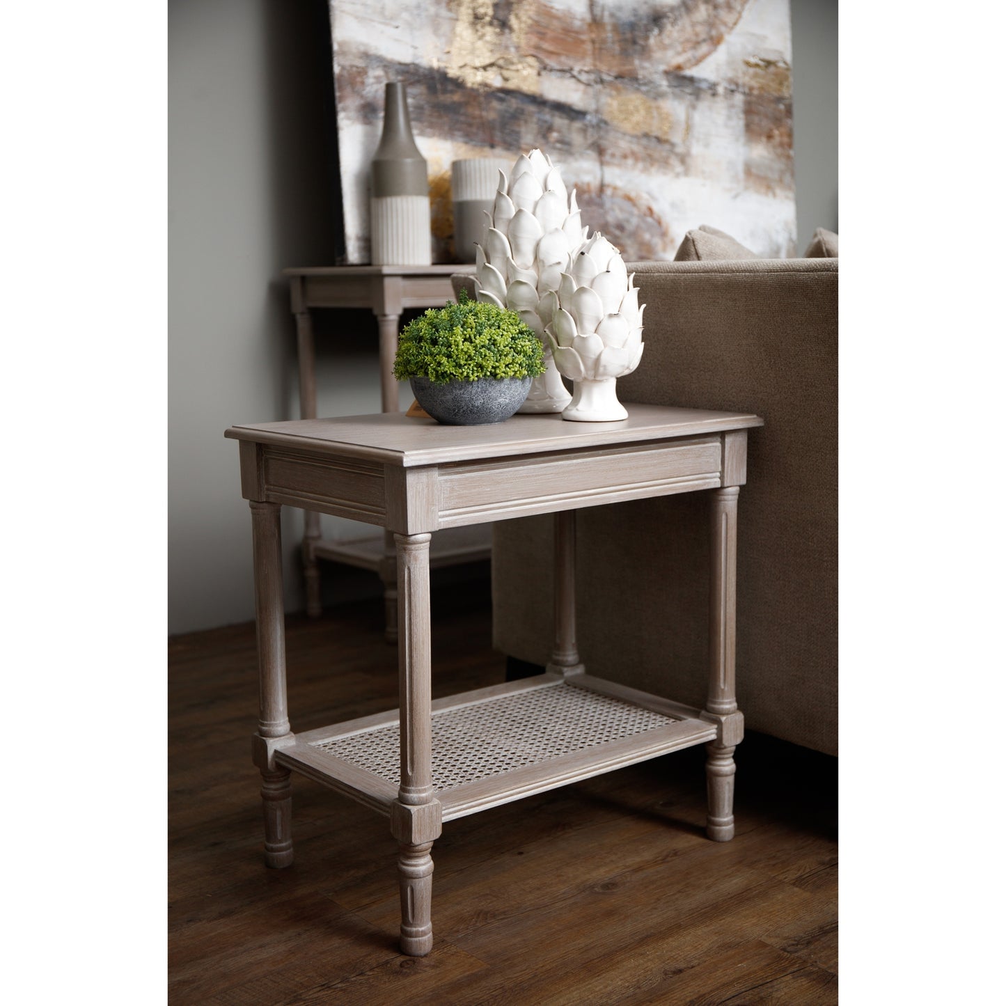 The Serene Rattan Collection Side Table 23898 - Havenheim Furniture