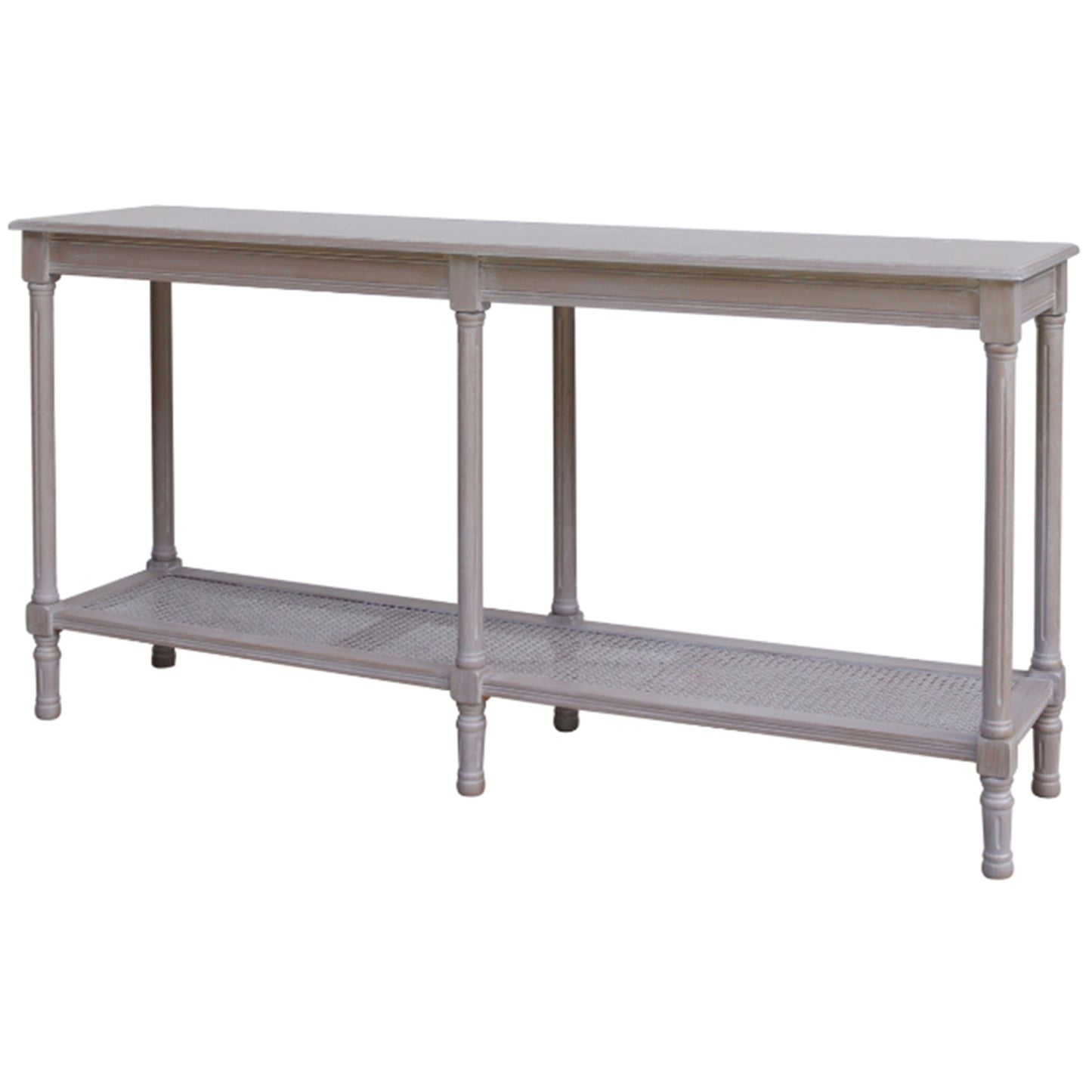 The Serene Rattan Collection Large Console Table 23901 - Havenheim Furniture