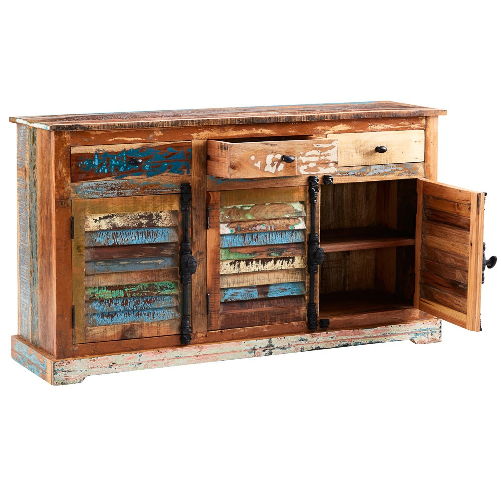 Coastal Large Sideboard Solid Wood CS06 - Havenheim Furniture
