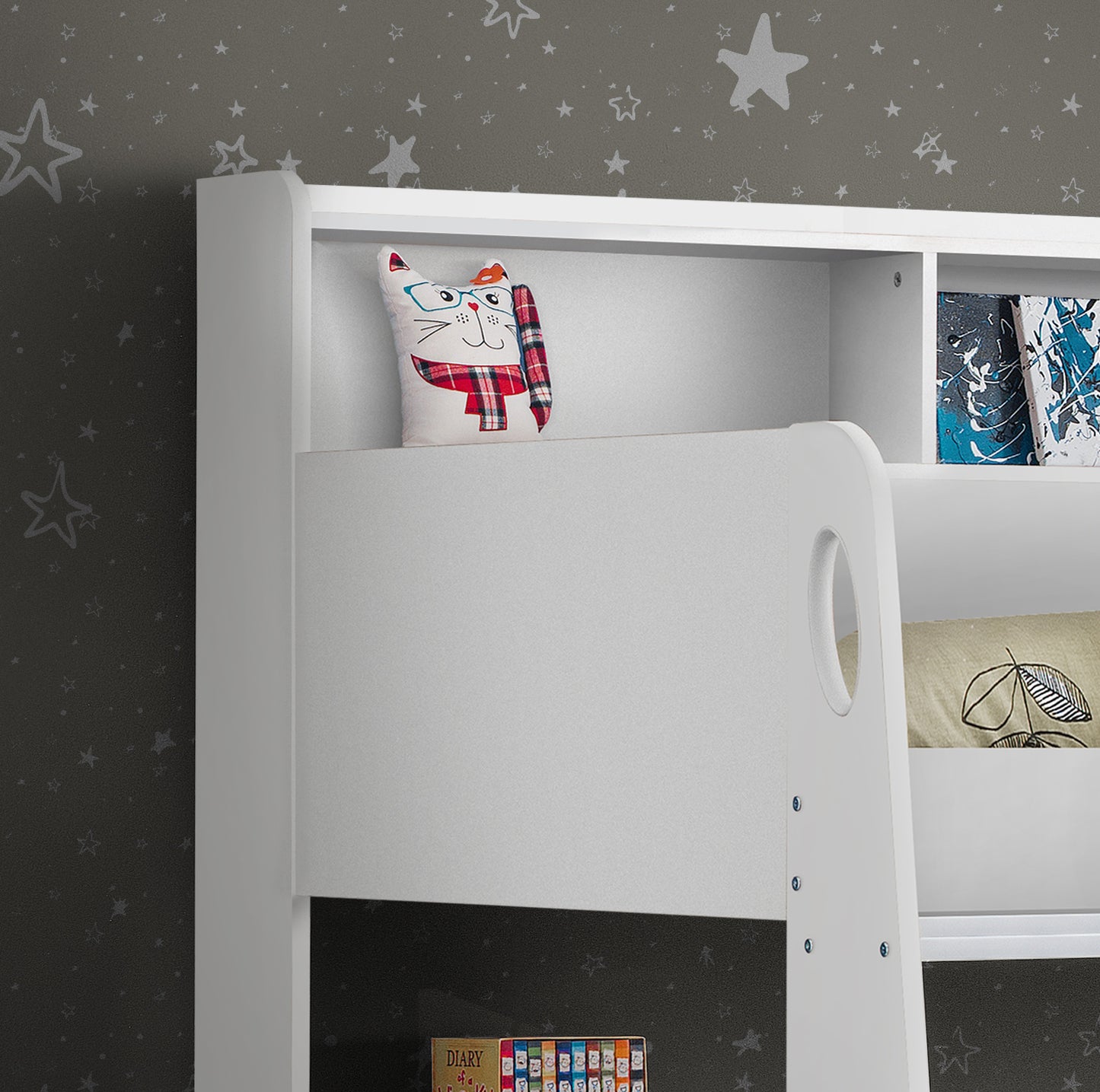 ORION PURE WHITE BUNKBED Chipboard ORI002