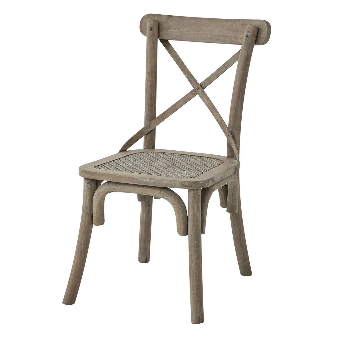 Copgrove Collection Cross Back Chair With Rush Seat - Havenheim Furniture