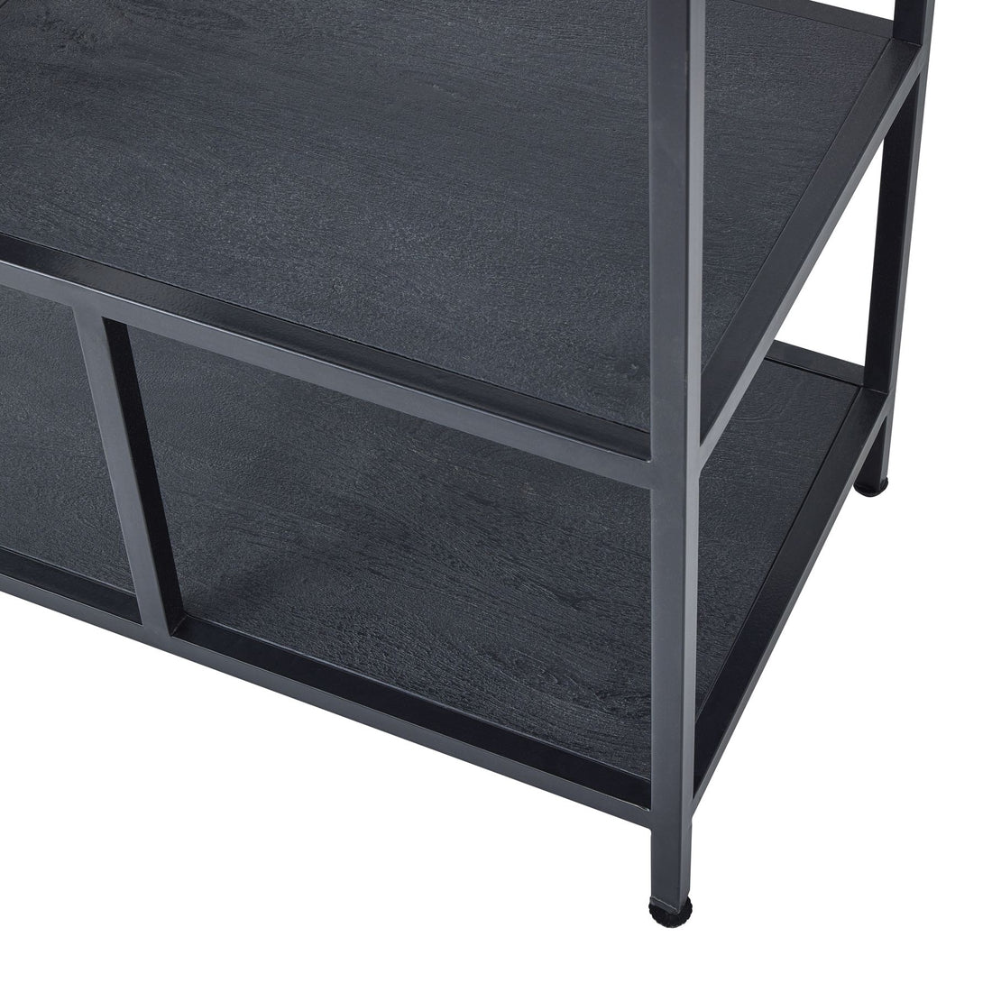 Large Black Multi Shelf Unit 22714 - Havenheim Furniture
