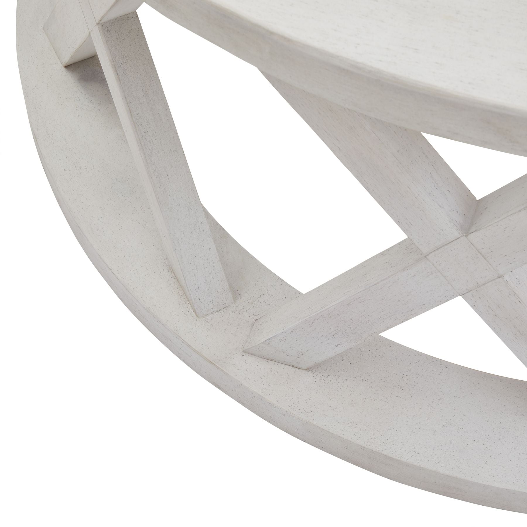 Stamford Plank Collection Round Coffee Table - Havenheim Furniture