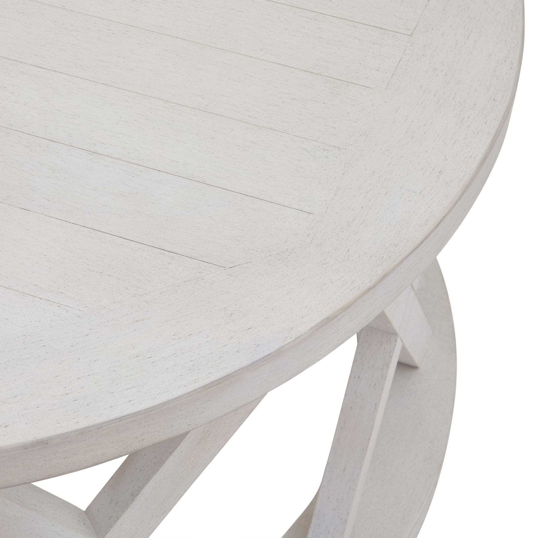Stamford Plank Collection Round Coffee Table - Havenheim Furniture