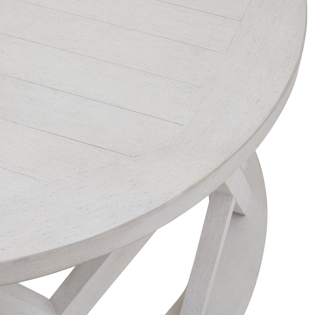 Stamford Plank Collection Round Coffee Table - Havenheim Furniture