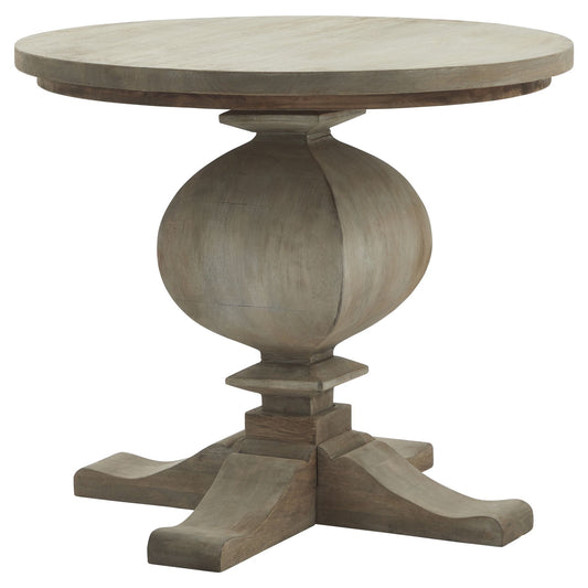 Copgrove Collection Pedestal Side Table 22973 - Havenheim Furniture