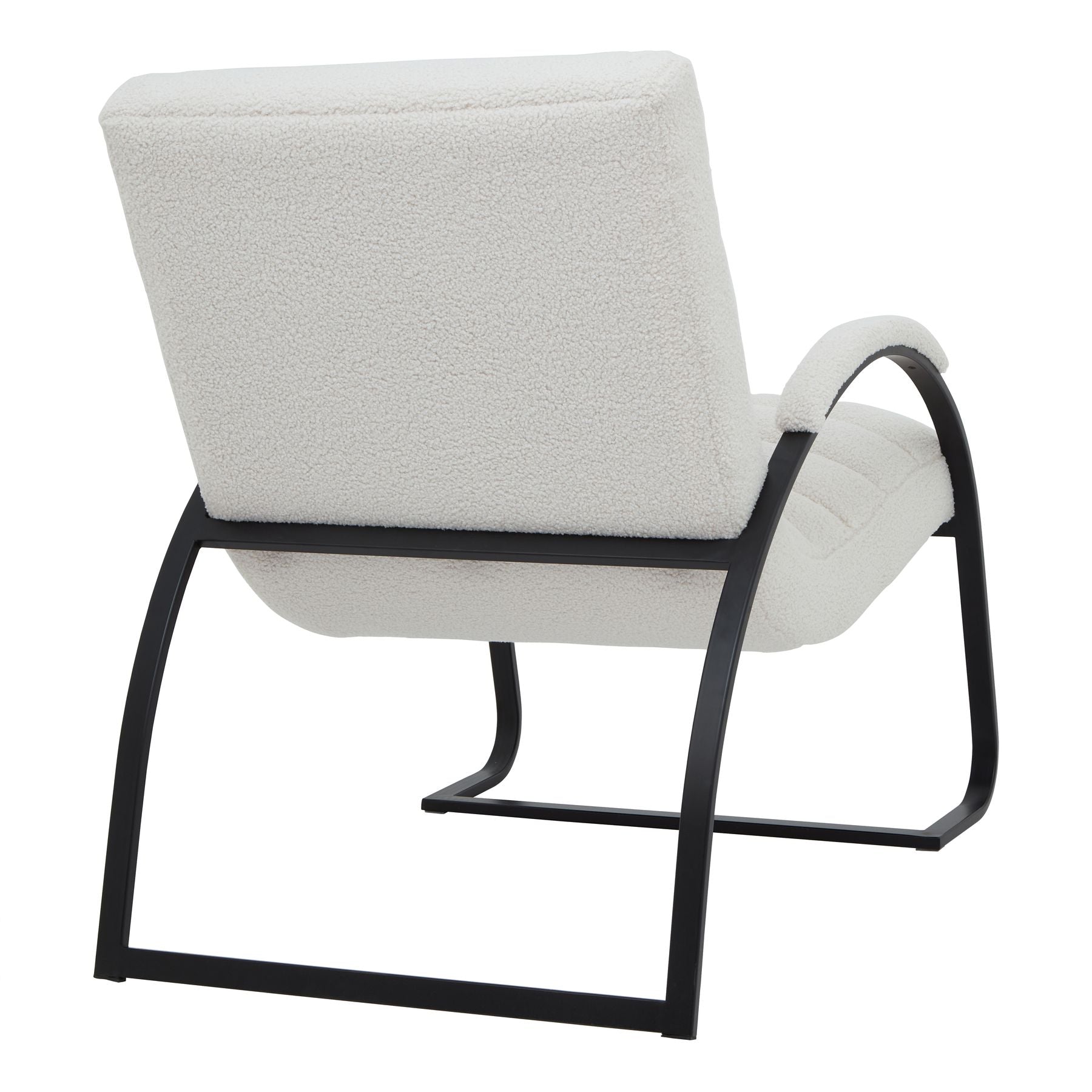 Boucle Ribbed Ark Chair 23084 - Havenheim Furniture