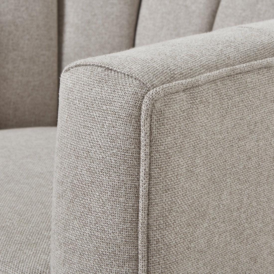 Lily Swivel Chair In Oatmeal Twill 23735 - Havenheim Furniture