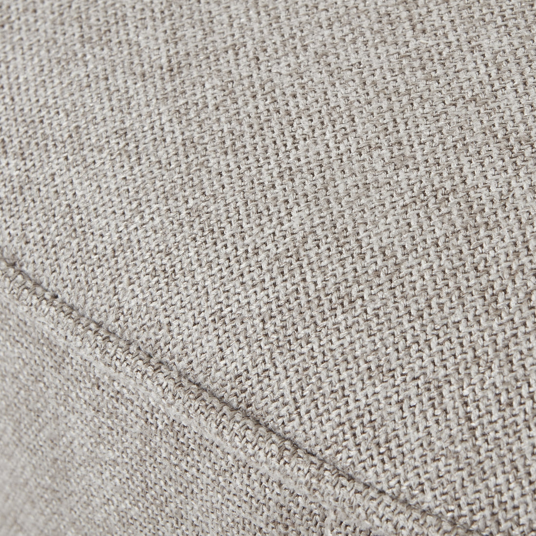 Lily Swivel Ottoman In Oatmeal Twill 23736 - Havenheim Furniture