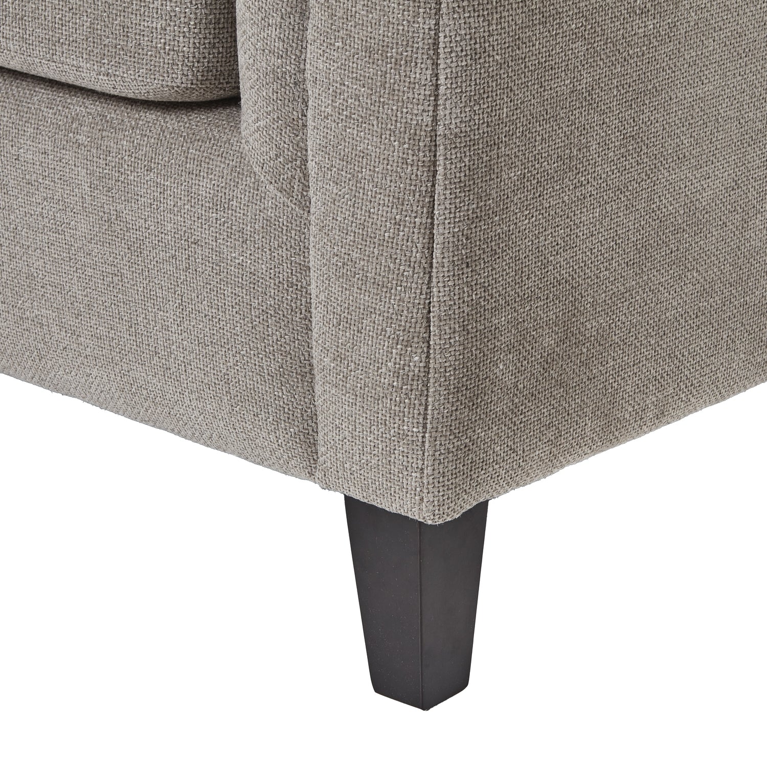 Vesper Taupe Cushion Back Three Seater Sofa 23742 - Havenheim Furniture