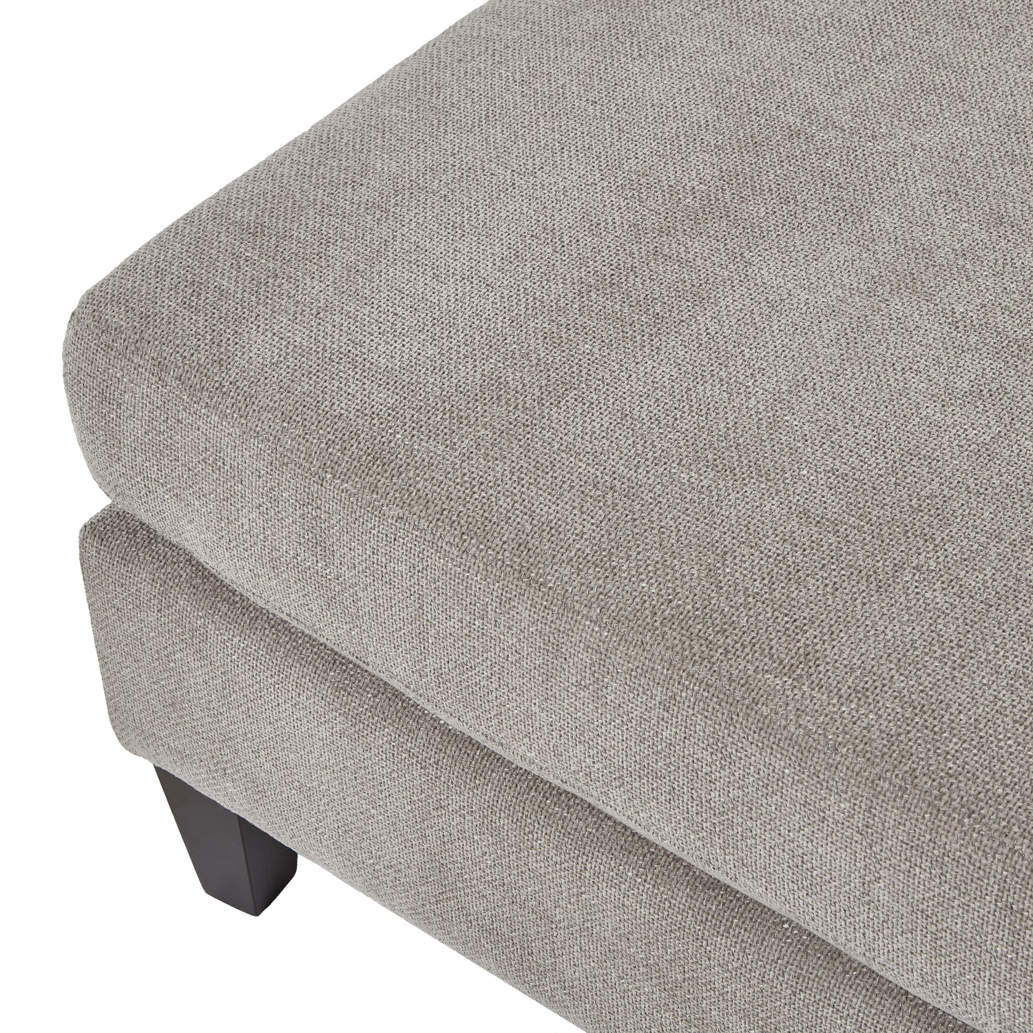 Vesper Taupe Ottoman Foot Stool 23743 - Havenheim Furniture