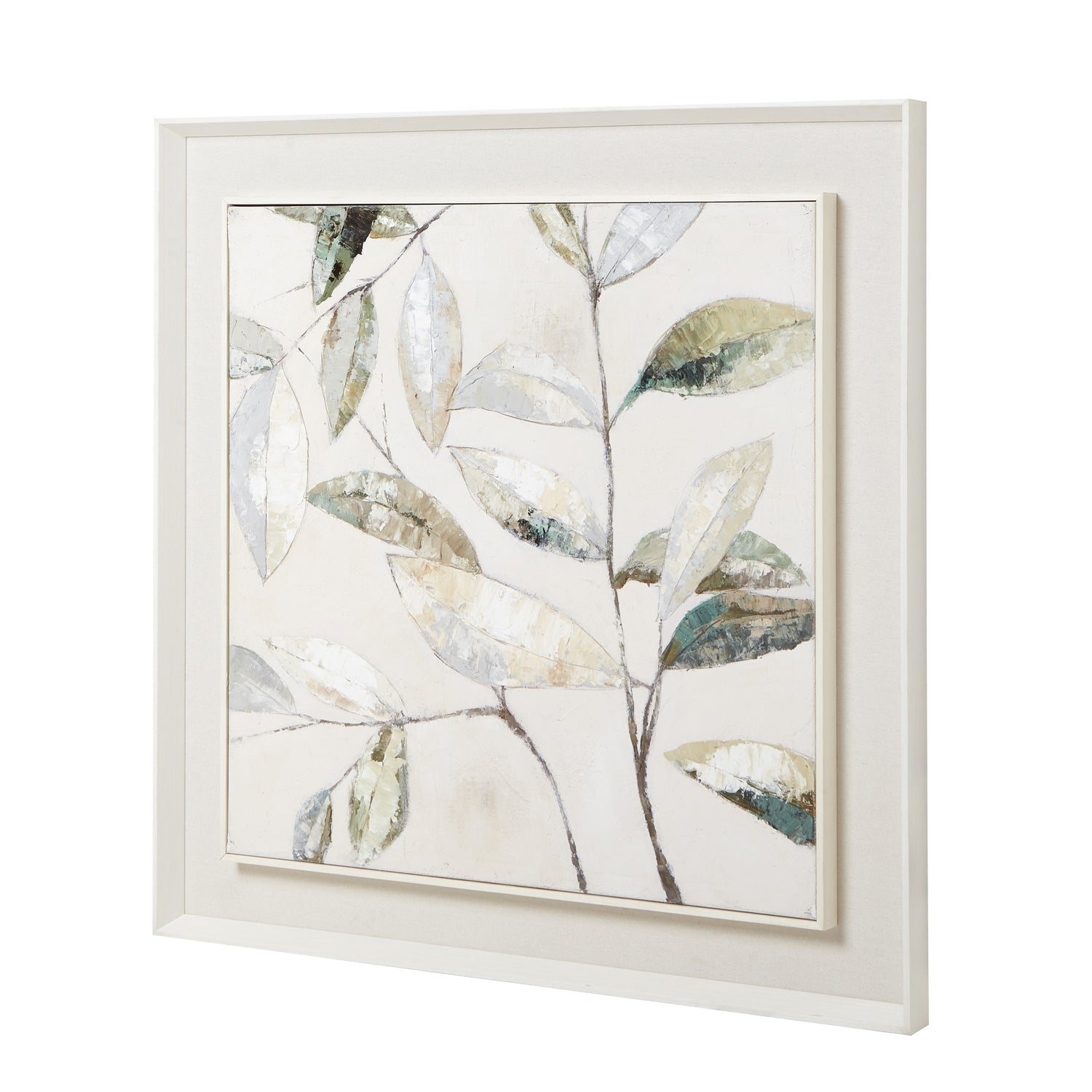 Dolce Dapple Leaf Framed Painting On Canvas 23793 - Havenheim Furniture
