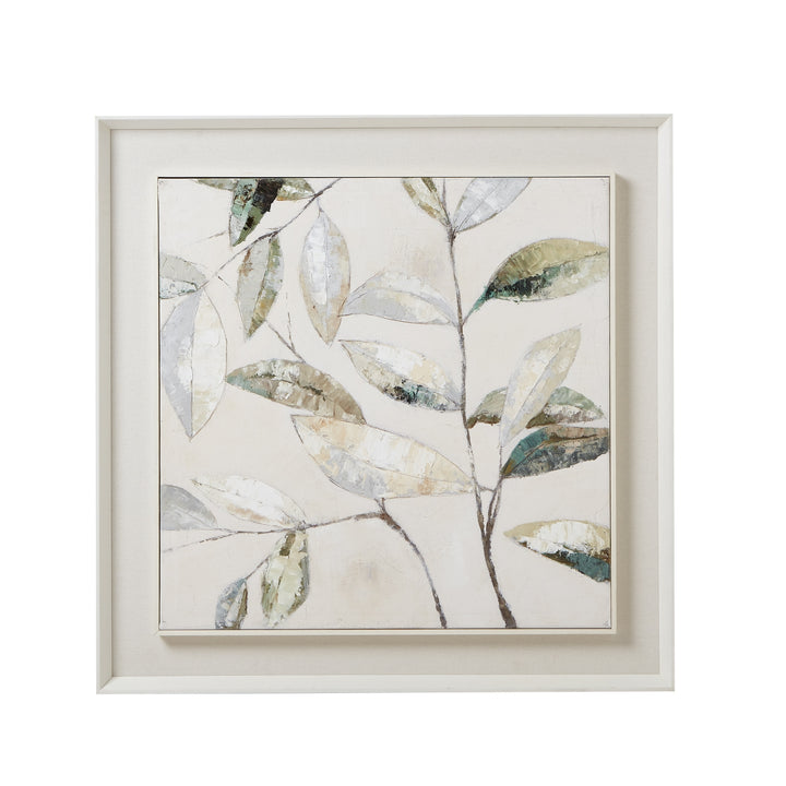 Dolce Dapple Leaf Framed Painting On Canvas 23793 - Havenheim Furniture
