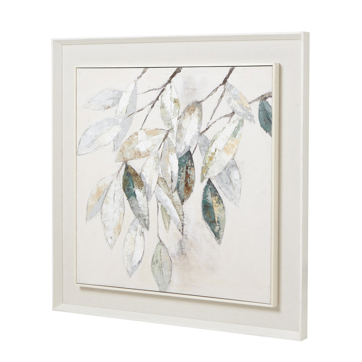Dolce Mottle Leaf Framed Painting On Canvas 23794 - Havenheim Furniture