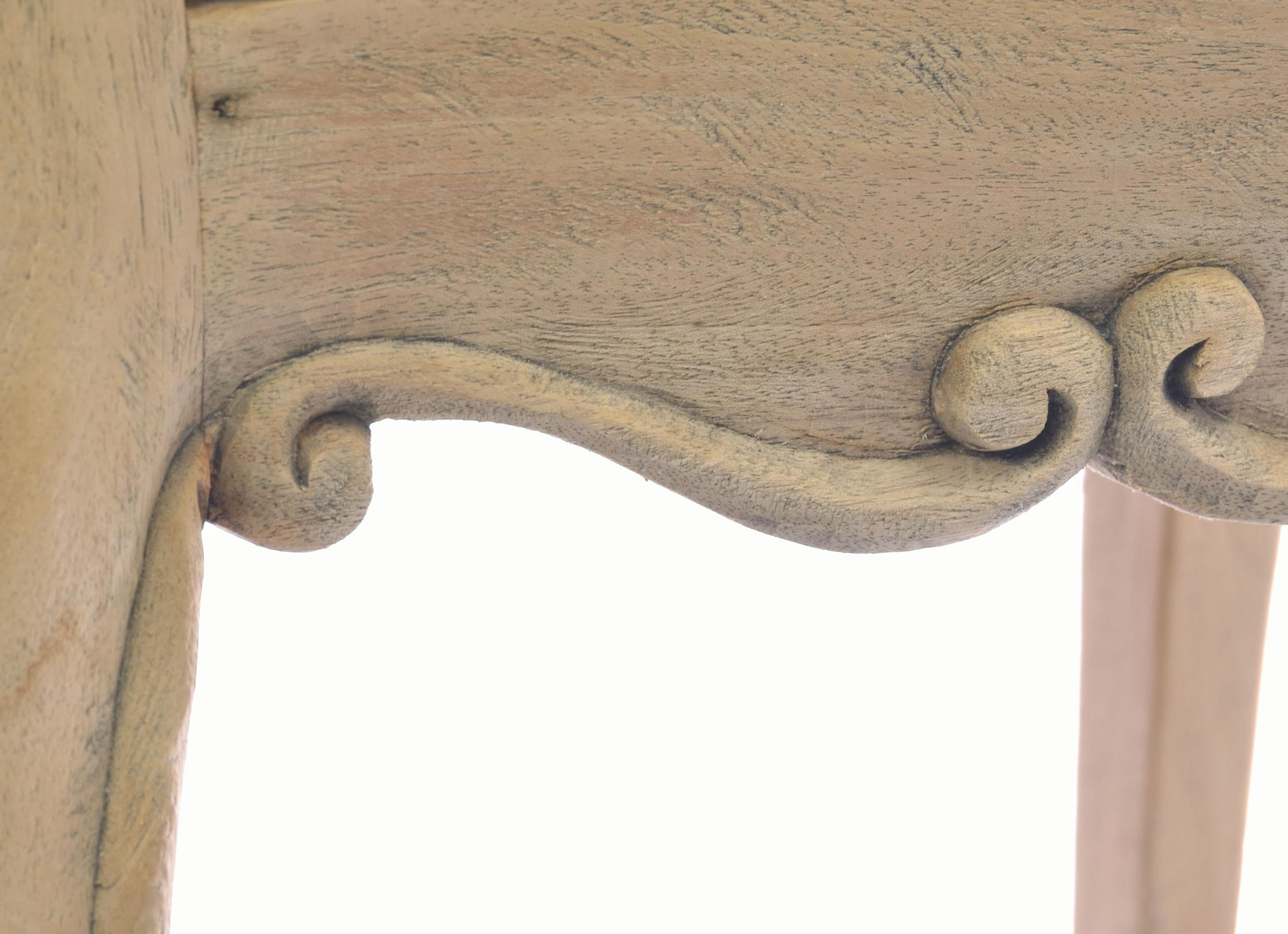 Vintage Side Table with 2 Drawers Mahogany VIN127