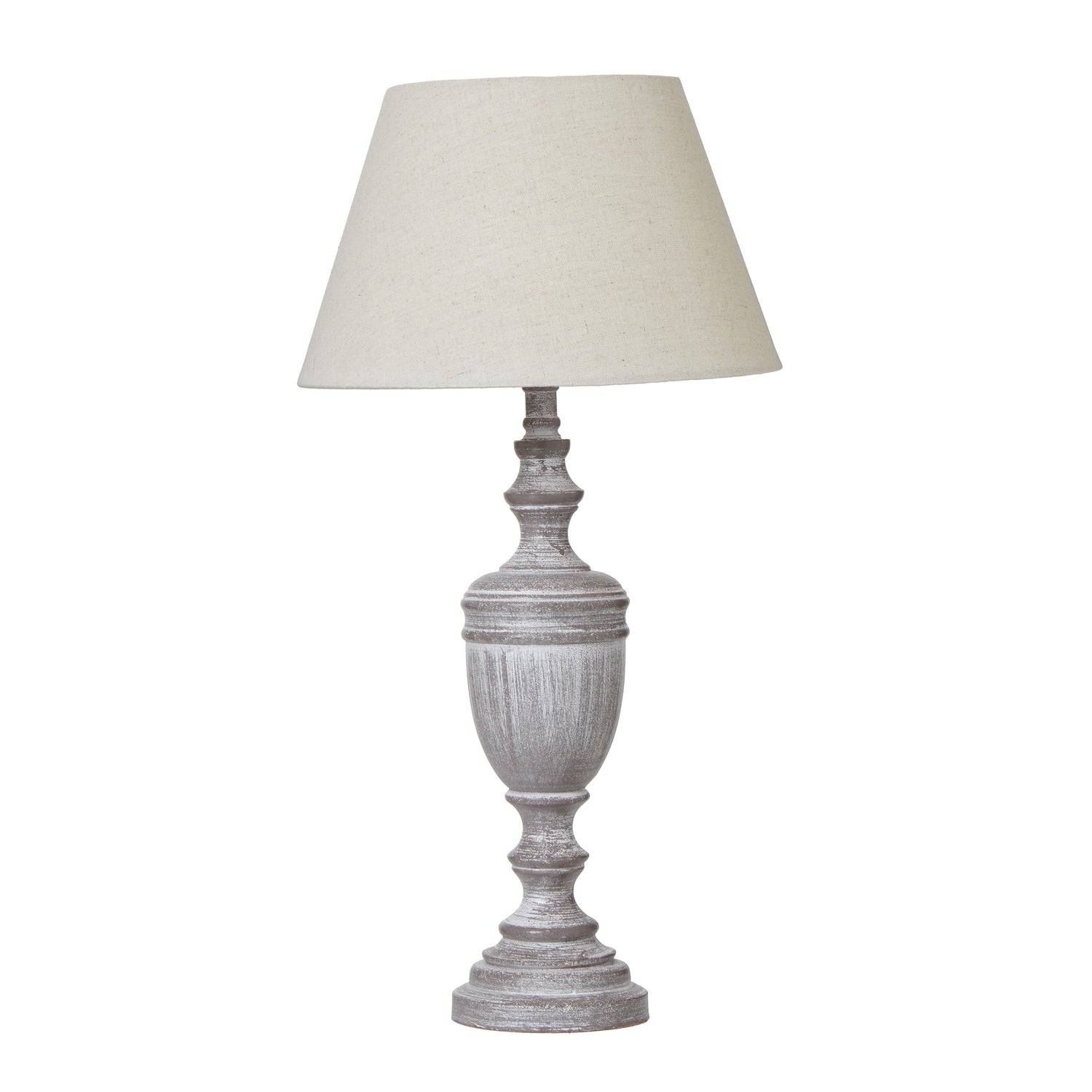 Nola Urn Table Lamp With Linen Shade 23893 - Havenheim Furniture