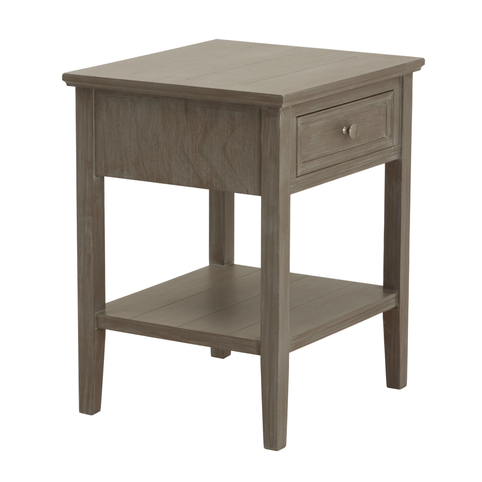 The Serene Collection One Drawer Side Table23894 - Havenheim Furniture