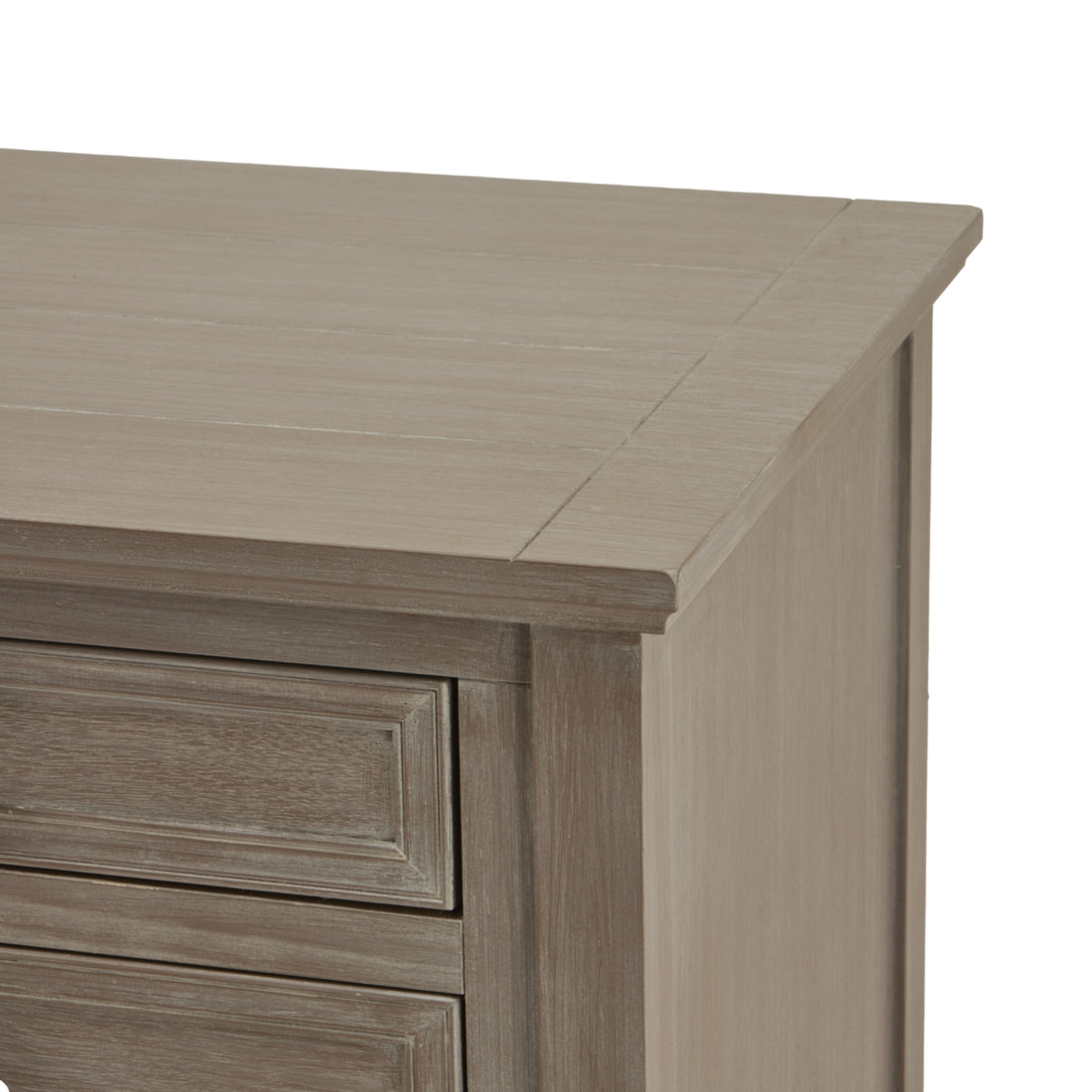 The Serene Collection Three Drawer Bedside Table 23895 - Havenheim Furniture