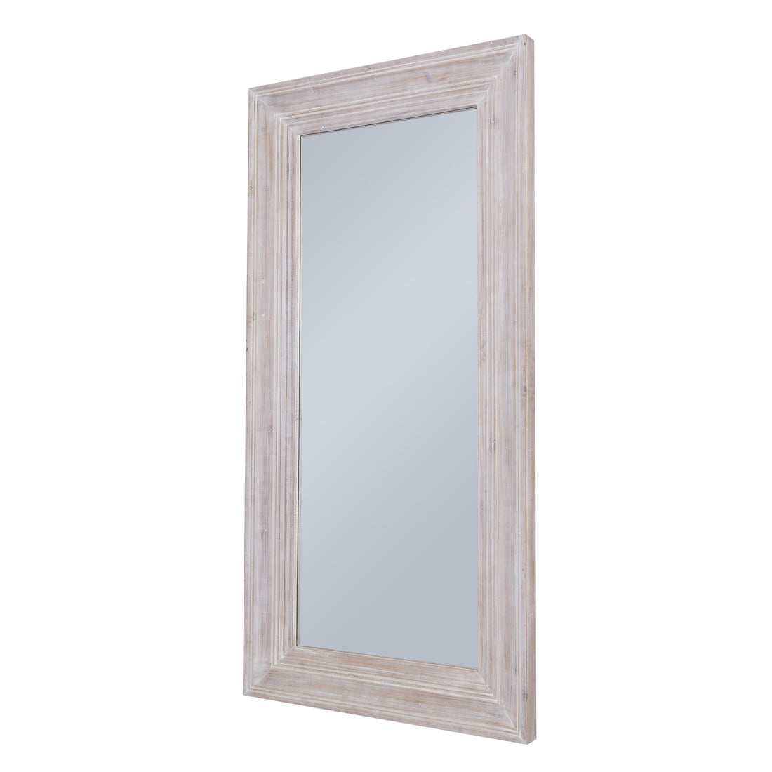 Harewood White Washed  Large Mirror 23902 - Havenheim Furniture