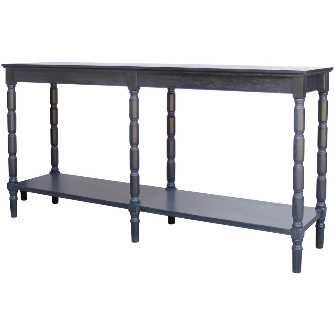 Contour Collection Large Console Black Wood 24335