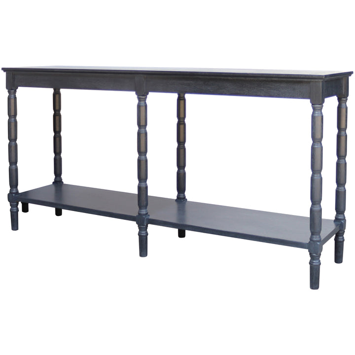 Contour Collection Large Console Black Wood 24335