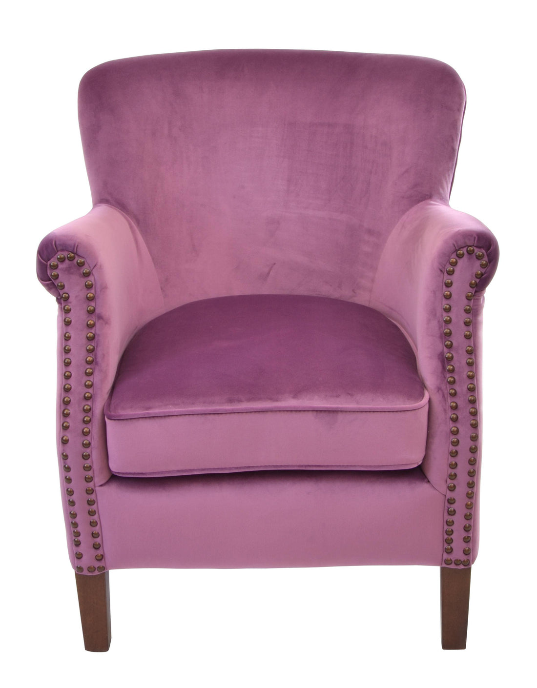 Cromarty Armchair Plum Velvet VLA13