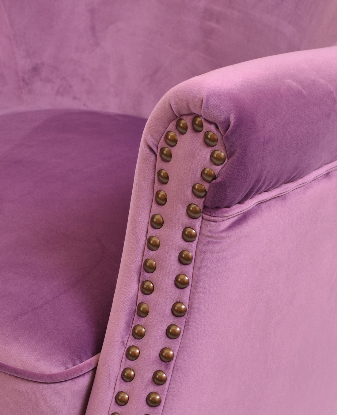 Cromarty Armchair Plum Velvet VLA13