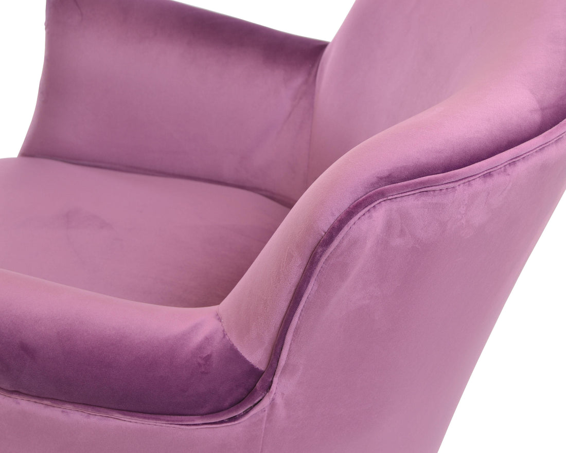 Cromarty Armchair Plum Velvet VLA13