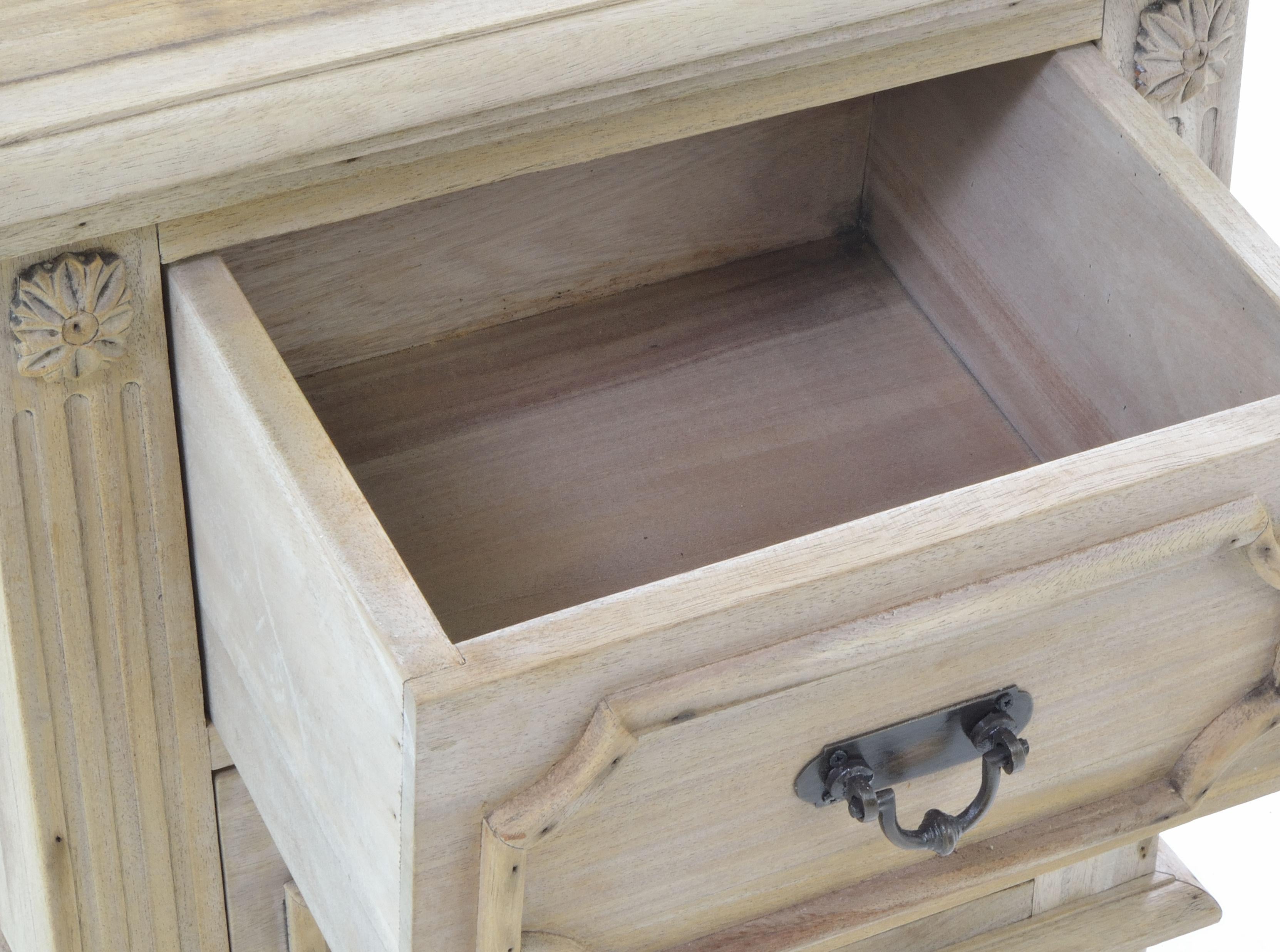 Vintage 2 Drawer Bedside/Side Table Mahogany VIN160