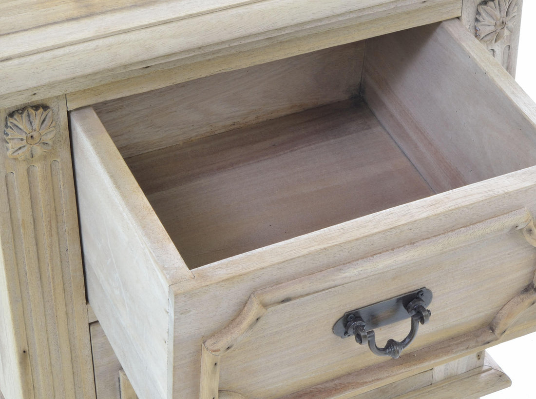 Vintage 2 Drawer Bedside/Side Table Mahogany VIN160