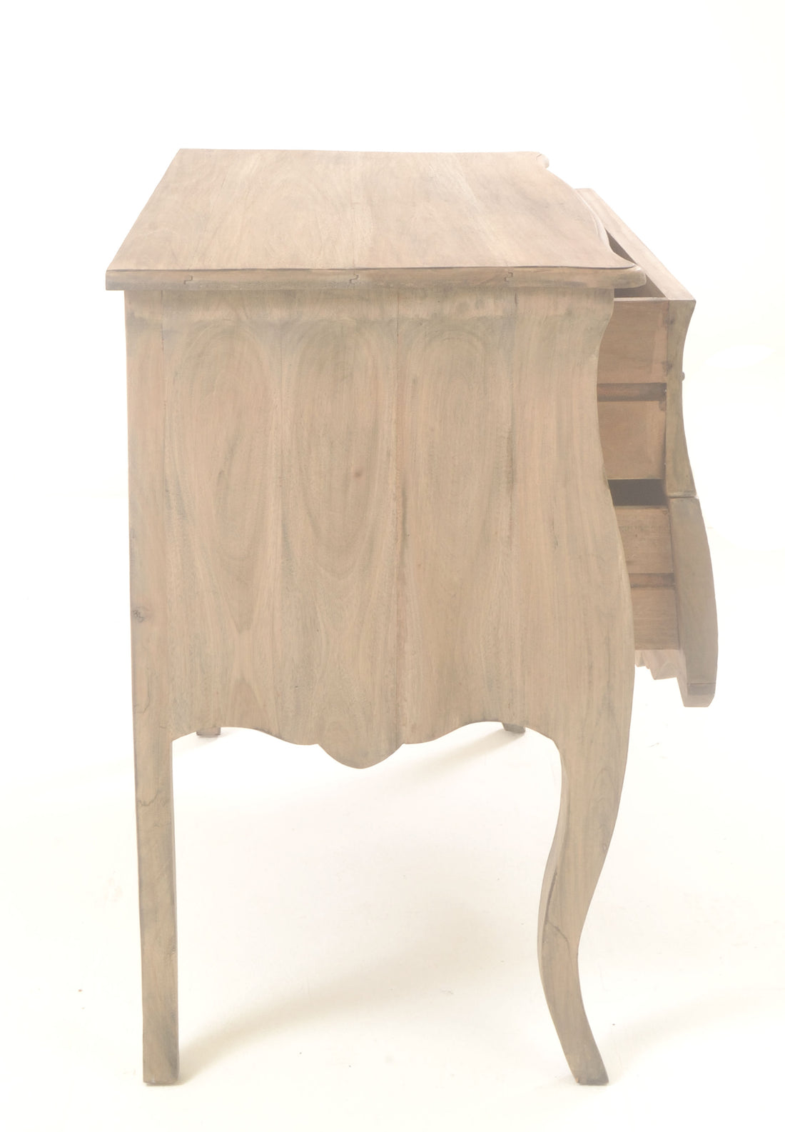 Vintage 2 Drawer Bombe Chest Mahogany VIN174