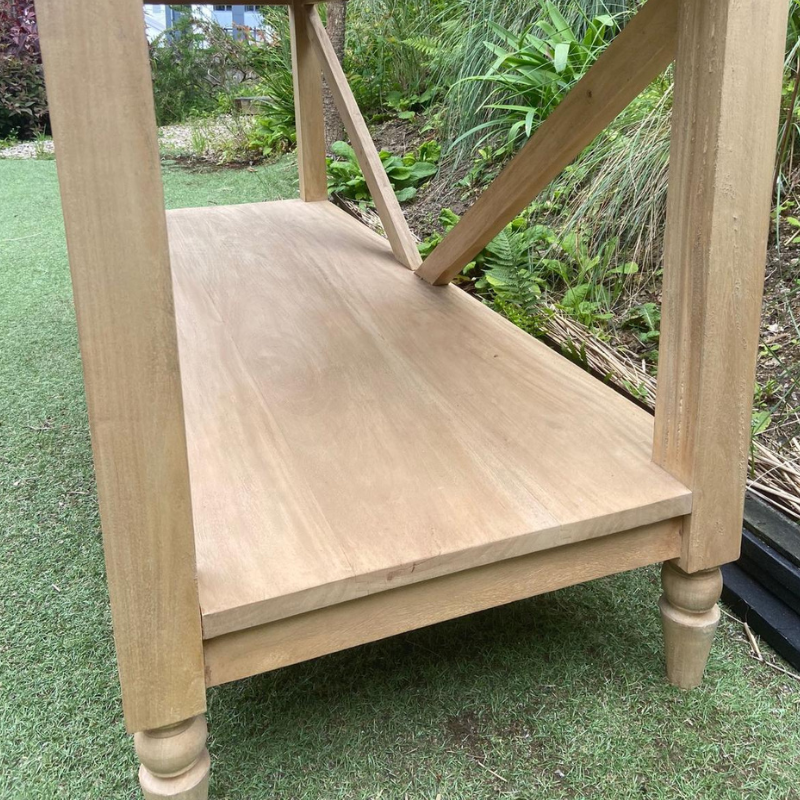 Beri Large Console Table Mahogany MUD308