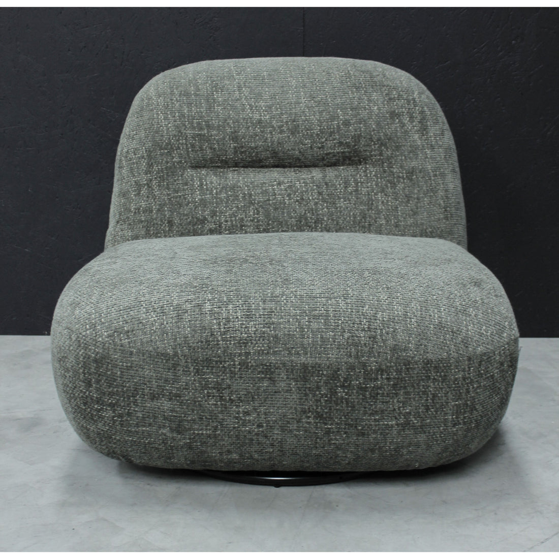 Sienna Oversized Swivel Chair in Boucle Olive * - Havenheim Furniture