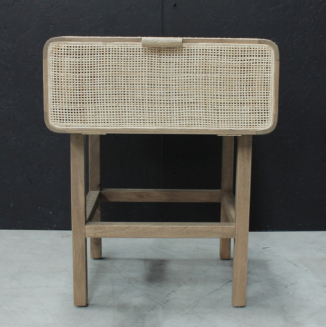 Rattan Bedside Teak TH06