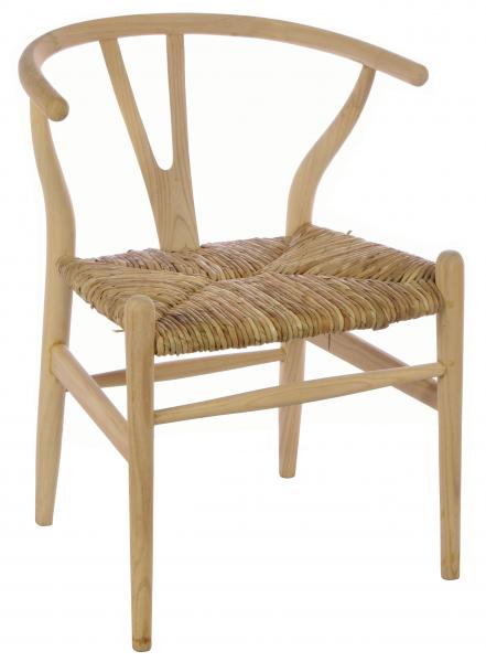 Shoreditch Wishbone Chair with Rush Seat SH11 - Havenheim Furniture