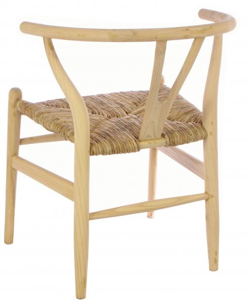 Shoreditch Wishbone Chair with Rush Seat SH11 - Havenheim Furniture