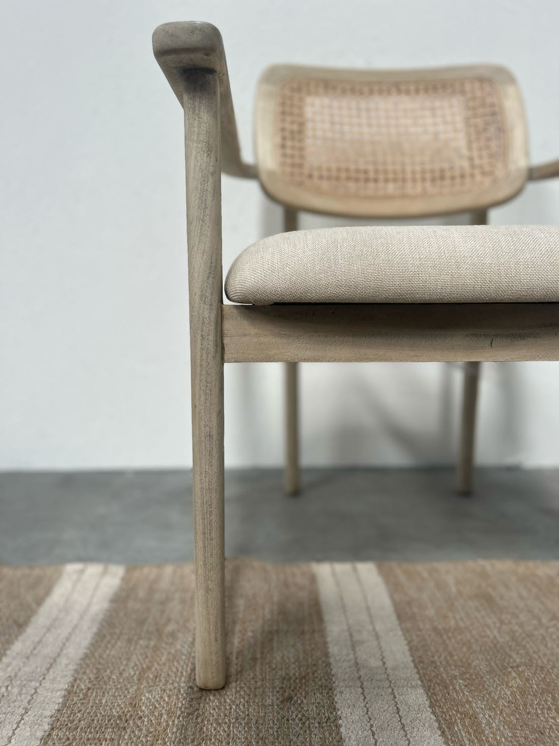 Suzie Dining Chair Teak and Rattan TH05