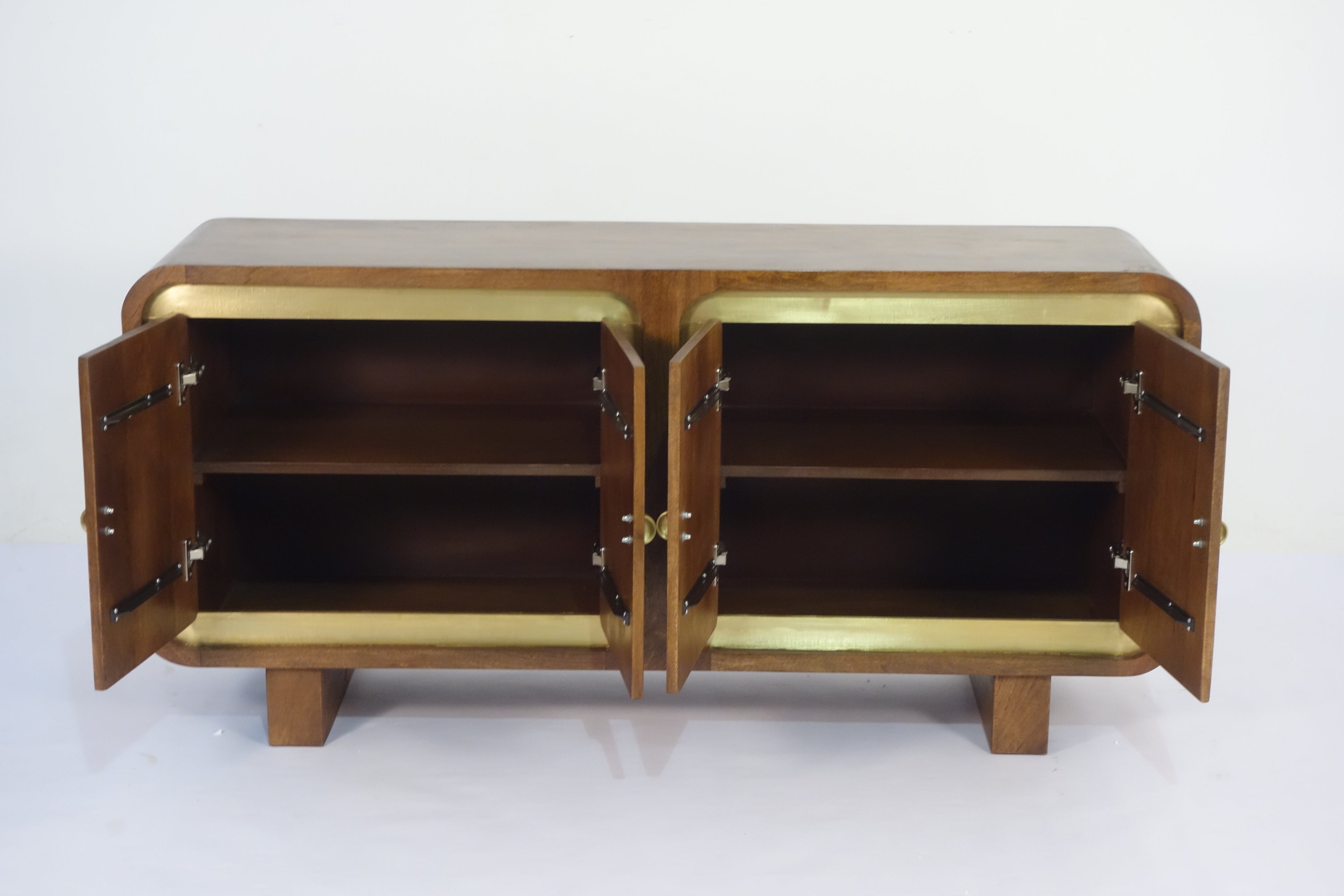 Samel Mango Wood Square Design 4 Door Sideboard 2850K