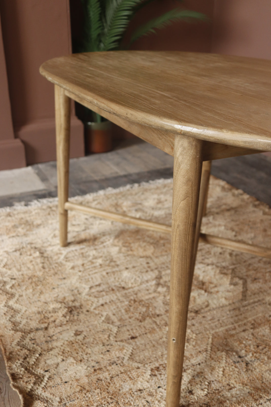 Oval Dining Table Solid Teak TH01