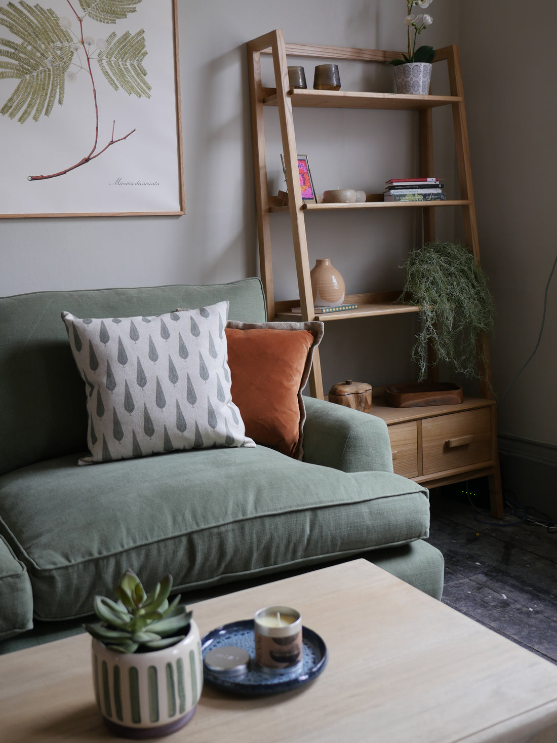 Shoreditch Bookcase with 2 Drawers - Sungkai Wood SH03