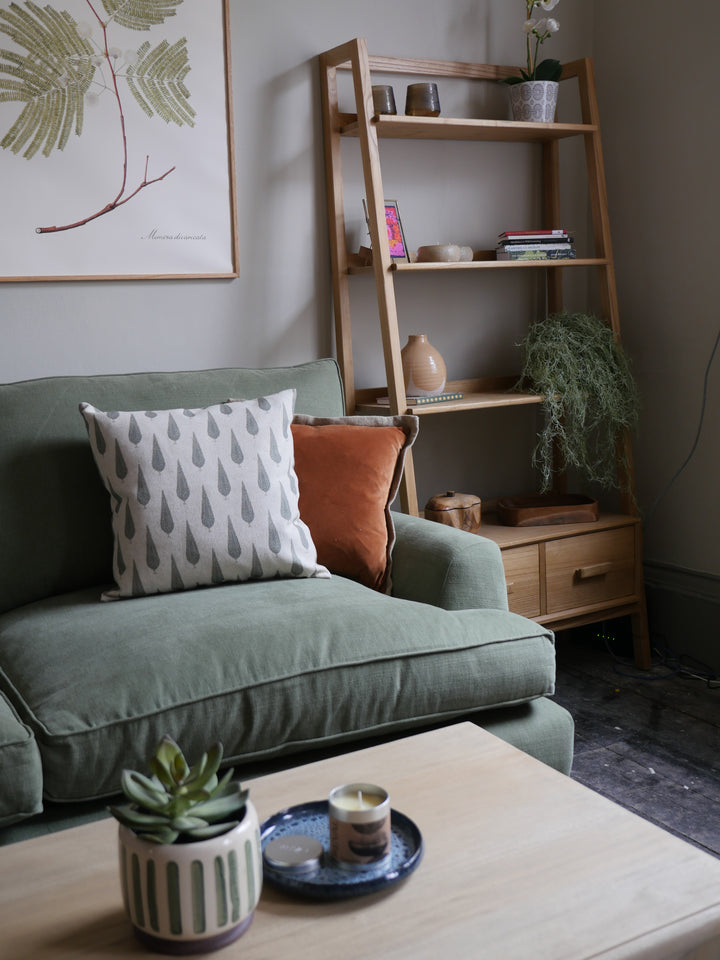 Shoreditch Bookcase with 2 Drawers - Sungkai Wood SH03