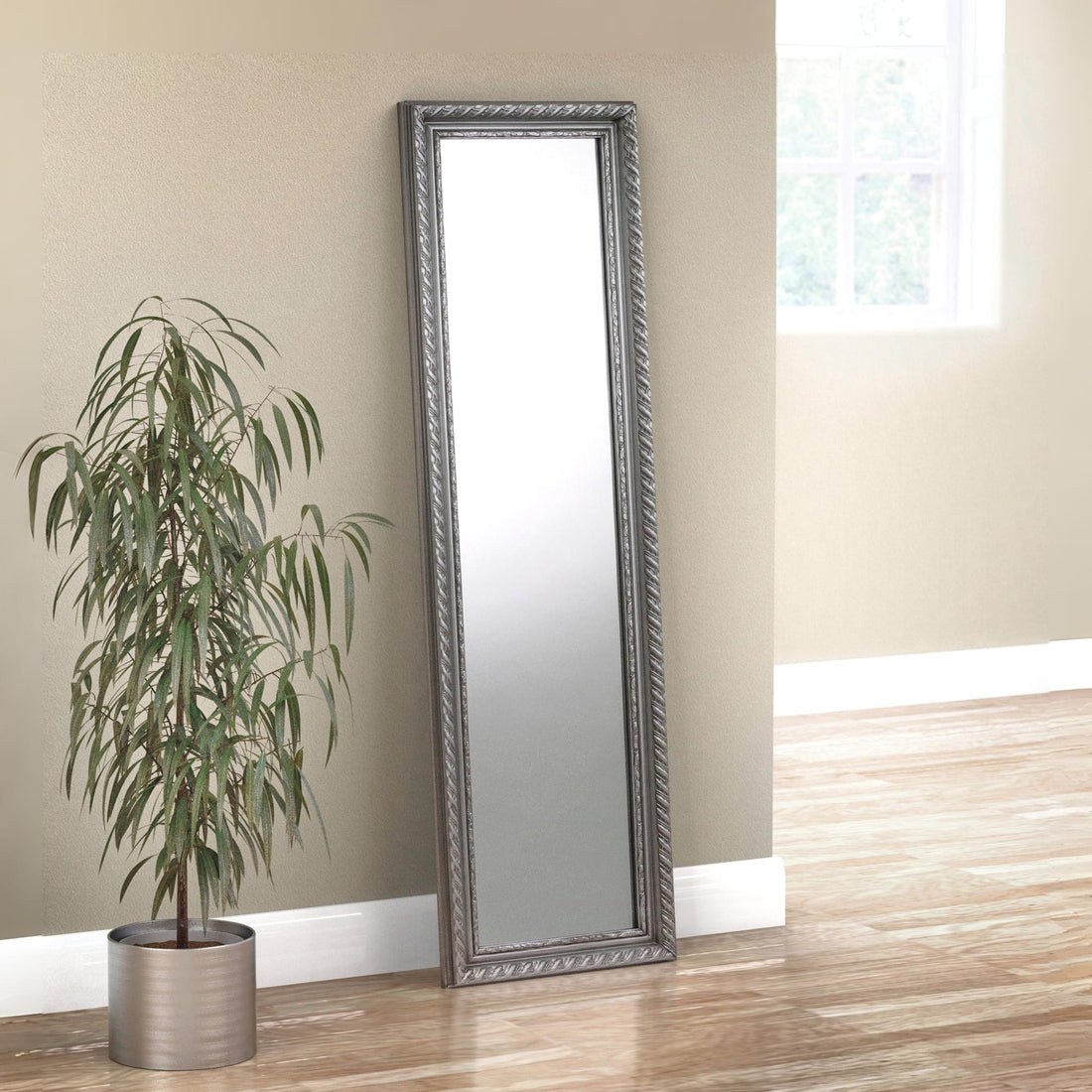 Allegro Pewter Dress Mirror Glass & Metal MIR001